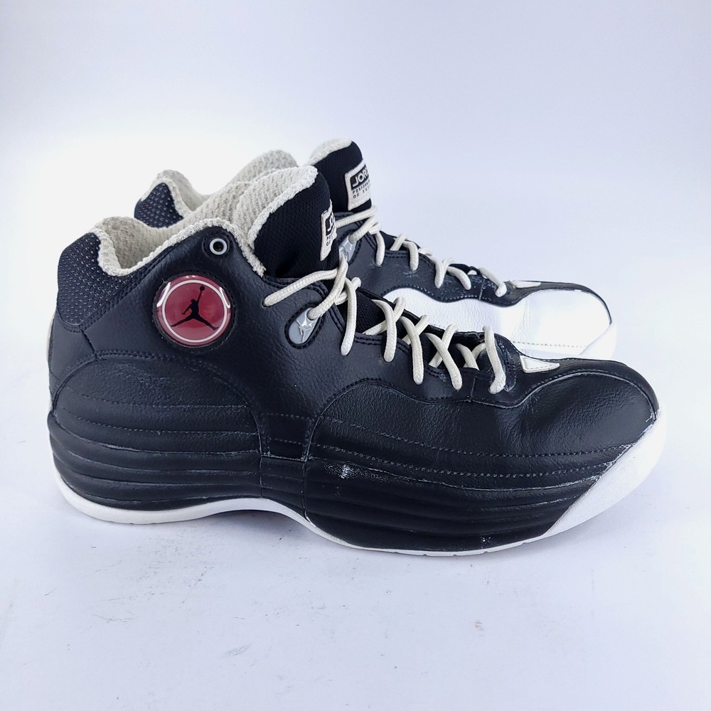 Nike Air Jordan Jumpman Team 1 Black White Red Mens Size 8.5 CV8926-002 No Box